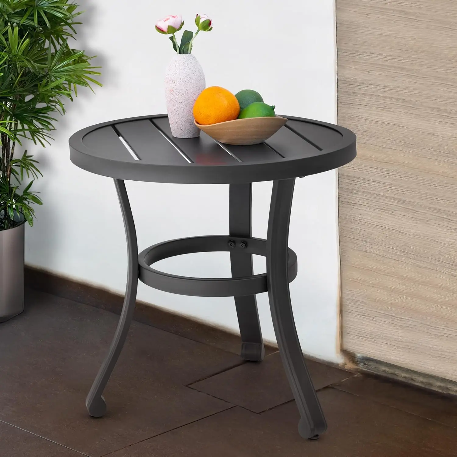 Metal Side Table, Weather Resistant 20