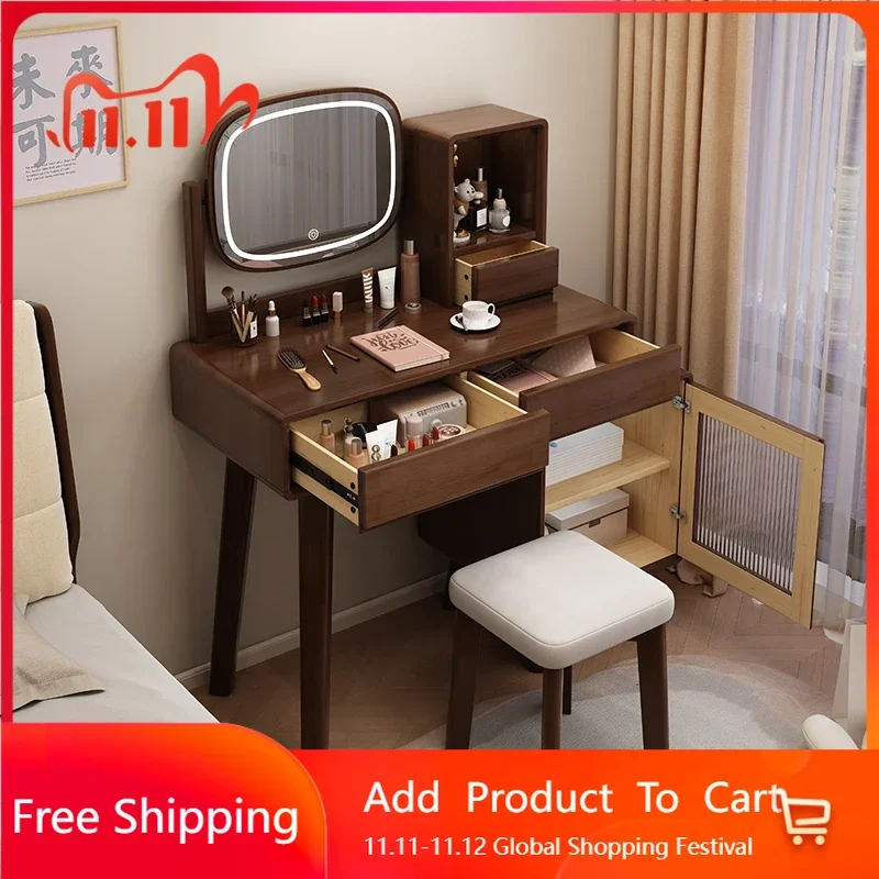 

Organizer Bedroom Dressing Table Set Mirror Design Master Modern Hotel Makeup Table Women Storage Penteadeira Trendy Furniture