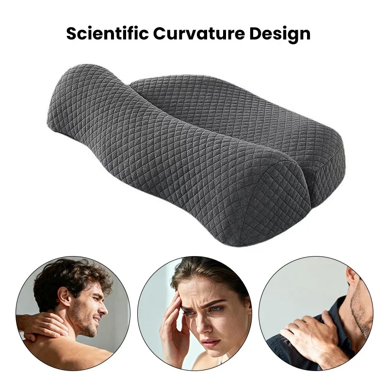 Ergonomic Sleeping Bed Pillow Protecting Cervical Spine and Aiding Sleep Neck Pain Relief Comfortable Breathable Bedding