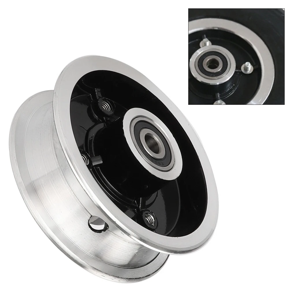 

Полуступица переднего колеса электрического скутера, 8-дюймовый стальной обод с размером 200x50, предназначенная для прочности и обслуживания.