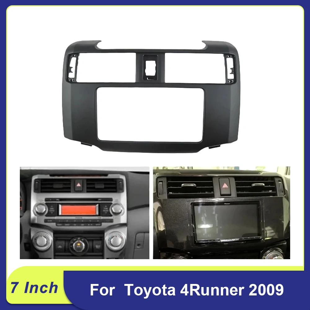 

7-дюймовый комплект автомобильной стереоприборной панели 2DIN для Toyota 4Runner 2009+ | Панель Facia версии США/Средильного Востока