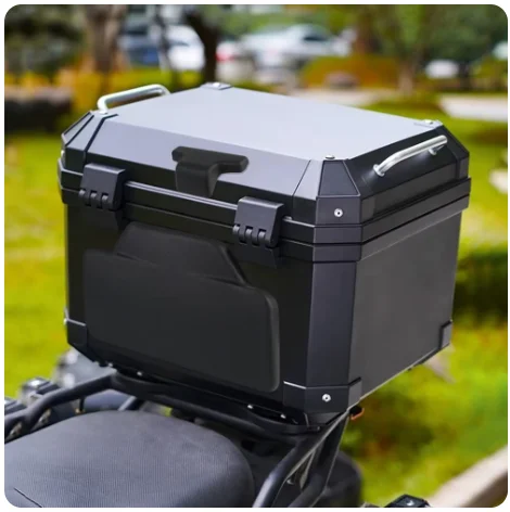 Motorcycle Passenger Backrest Back Pad Universal Self-adhesive Shockproof Moto Rear Top Case Box Luggage Cushion Pad Backrest