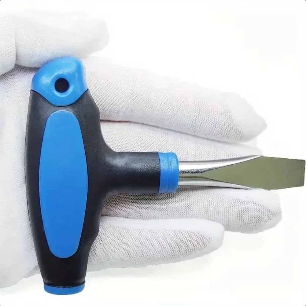T Handle Flat Head Screwdriver High Carbon Steel Large Slotted Driver For Quick Release Plate Camera Tripod Monopod Repair Tool
