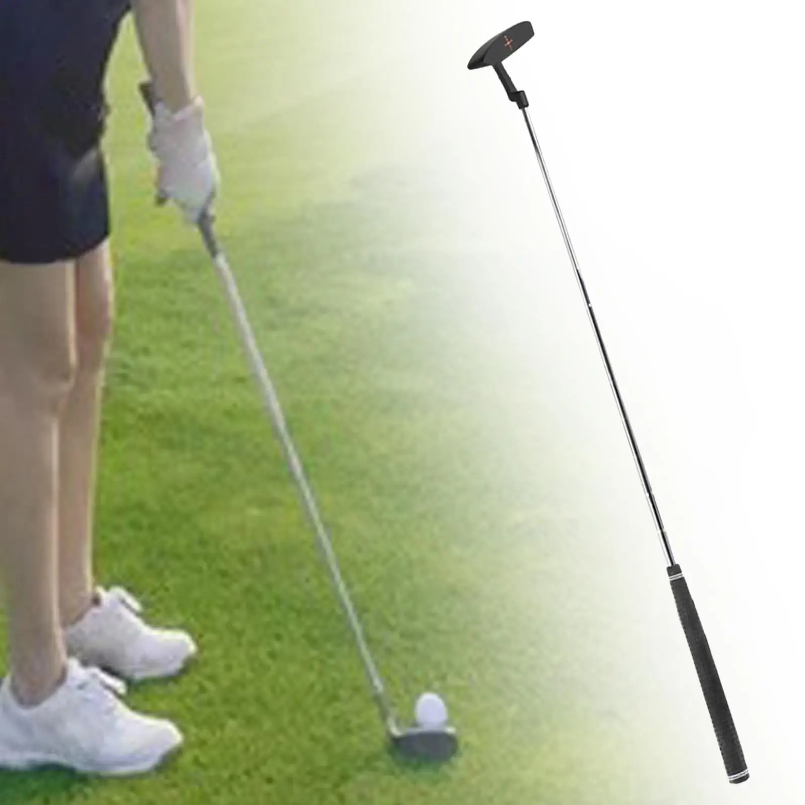 Golf Putter Right Handed Background Grip Golf Training Equipment Men's Putter Blade Putter for Garden Yard Lawn Indoor Outdoor