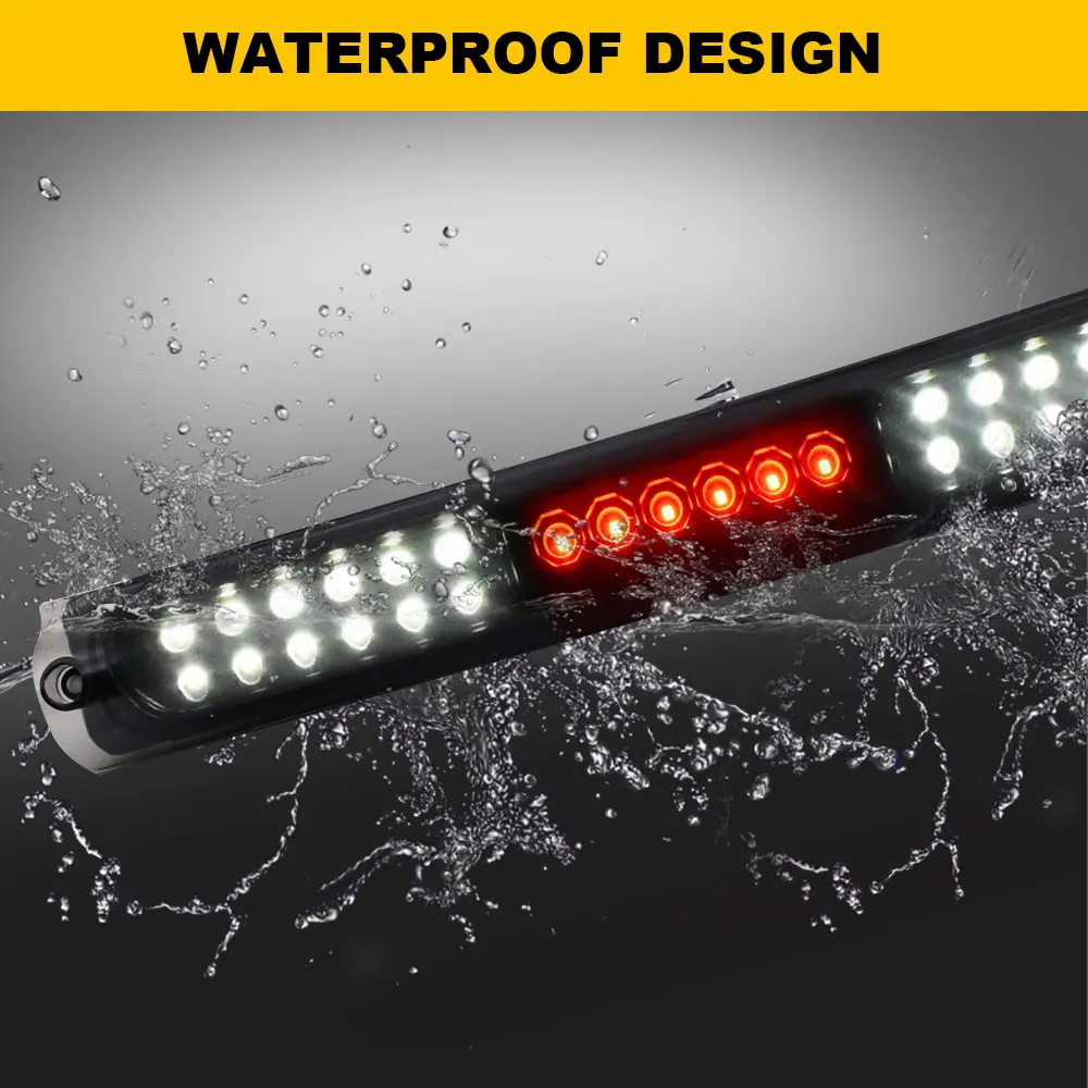 For Ford F150 F250 1997-2003 Third 3rd Tail Brake Light Reverse Cargo Lamp High Mount Pickup Taillight For Ford Excursion 00-05