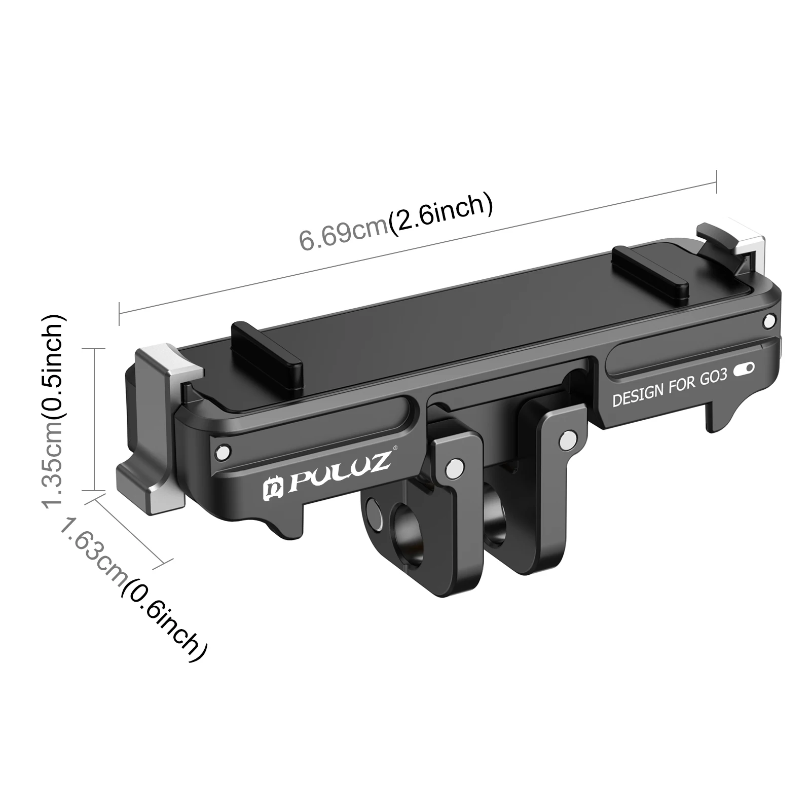 PULUZ For Insta360 GO3 Magnetic ABS Quick Release Base Mount Accessories