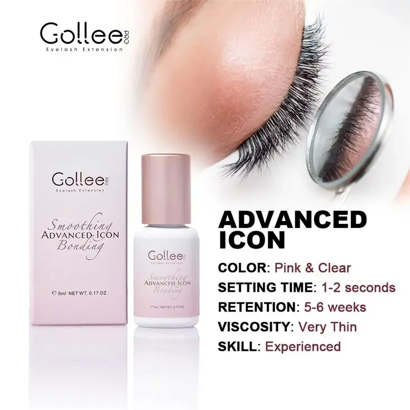 Gollee Jelly powder glue Eyelash Glue 1s Fast drying for Salon Artist eyelash extension Glue Waterproof Professional supplies