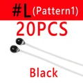 20PCS P1 L negro