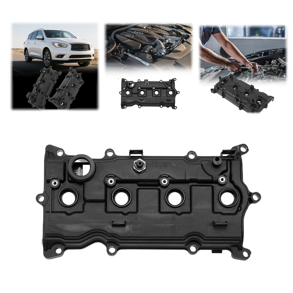 

Valve Chamber Cover W/ Gasket Bolt Valve Cover for Infiniti QX60 2.5L 2014-2017 for Nissan Altim 14-17 Murano 2016 Rogue 14-16