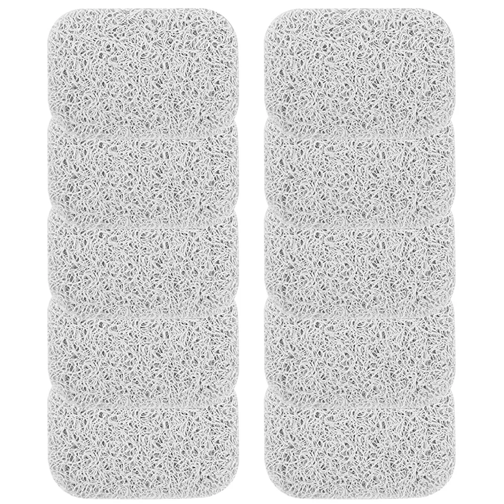 

10 шт., белый держатель для мыла, материал ПВХ, самосливный лоток для мыла для душа, ванной комнаты, кухни, путешествий, отеля, чистящие средства