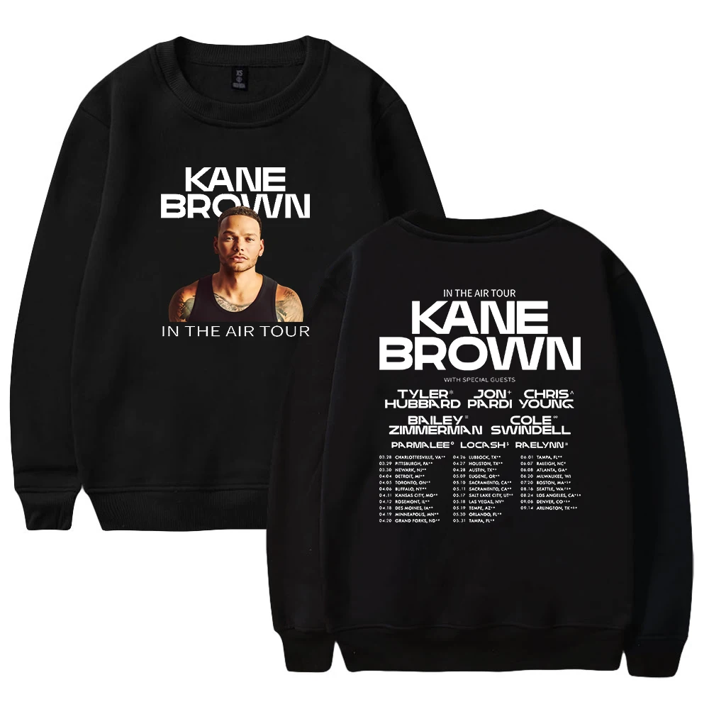 

Kane Brown In The Air Tour Merch 2023 Hip Hop Crewneck Long Sleeve Streetwear Women Men Sweatshirt Fashion Clothes