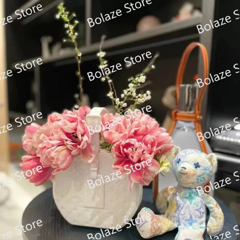 Bag Shape Resin Ceramic Vase