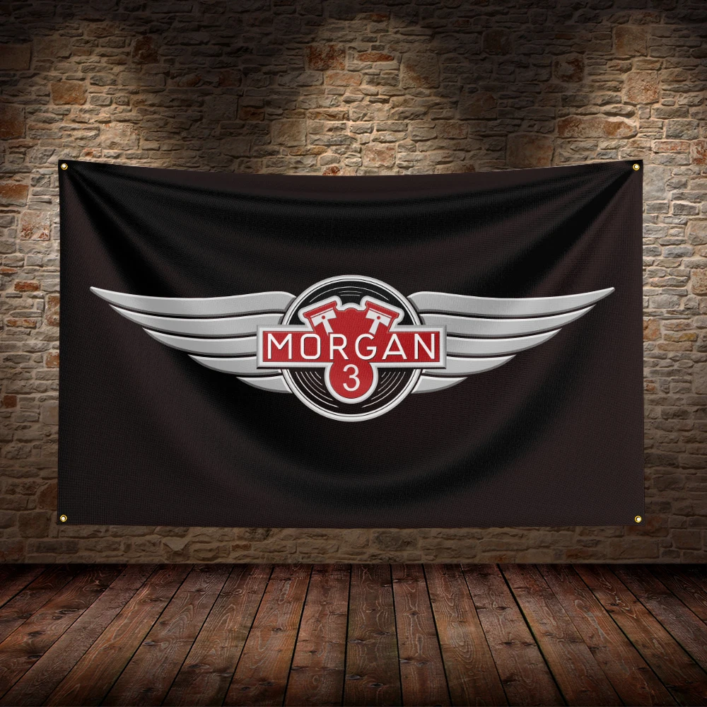 

3x5 Ft M-Morgans Flag Polyester Printed Car Flags for Room Garage Decor