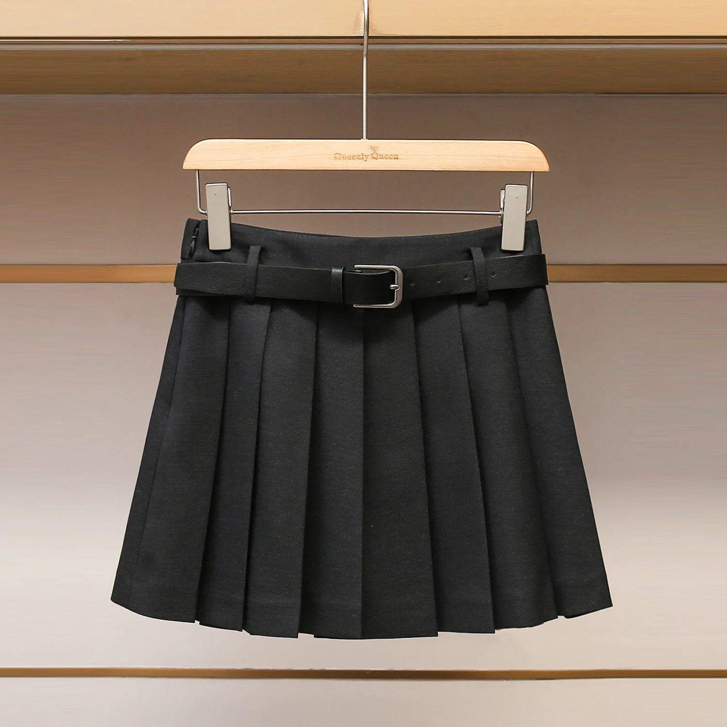 

High Waist A-Line Skirt Women's Premium Faion Autumn New Sle Versatile Slimming Pleated Skirt for Ci Walk