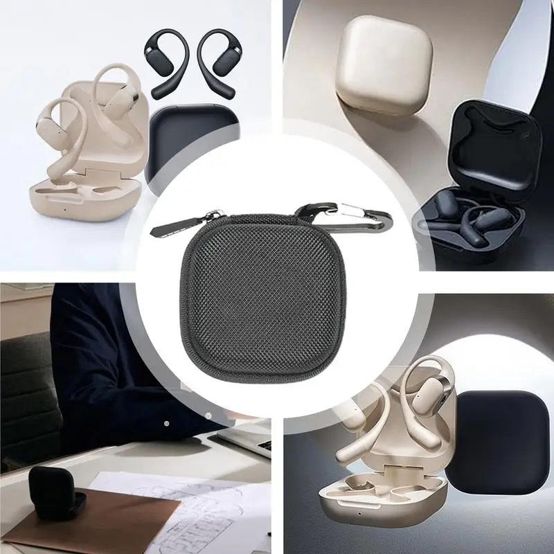 เคสหูฟังกันฝุ่นเคสใส่ป้องกันแบบมีสายสำหรับที่เก็บหูฟังหูฟังแบบมีที่เสียบหูฟังแบบใช้ซ้ำได้
