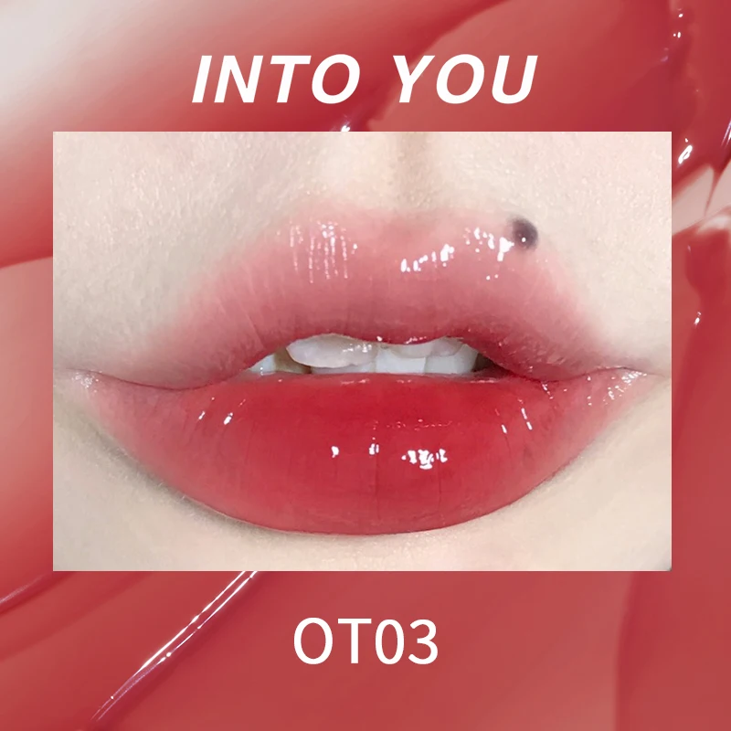 INTO YOU Lip Gloss Women Lipstick ONE SHOT LIP TINT Long Lasting Red Lip Glaze Cosmetics