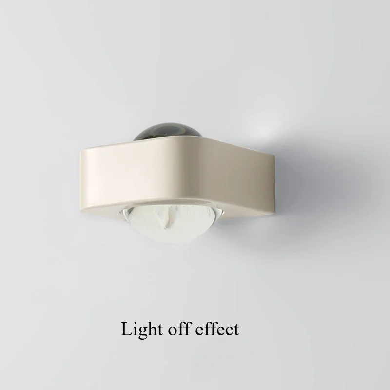 Nordic Minimalist Wall Lamps Square Bedside Light Living Room Background Light LED Lighting Fixture For Bedroom Study Home Decor