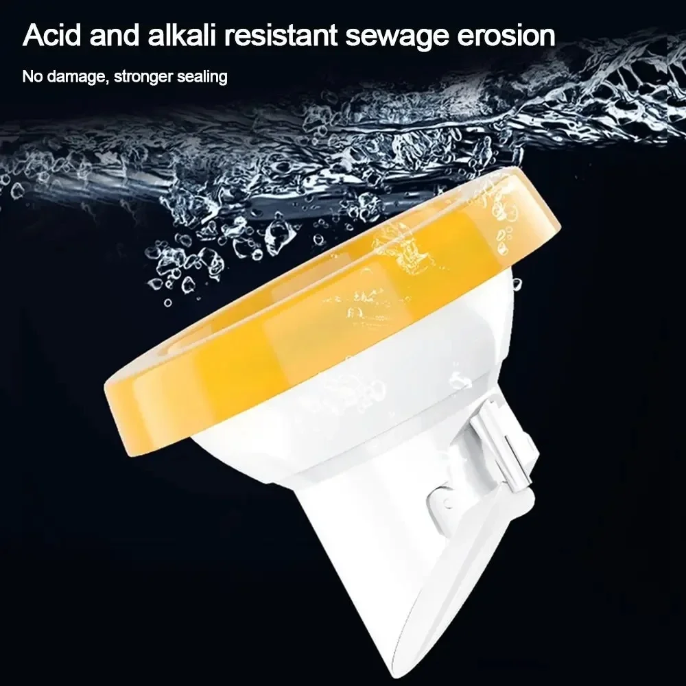 Automatic Closure Of Toilet Flange Seal Ring Deodorant Leakproof Thickening Rubber Gasket Universal Water Toilet Accessories