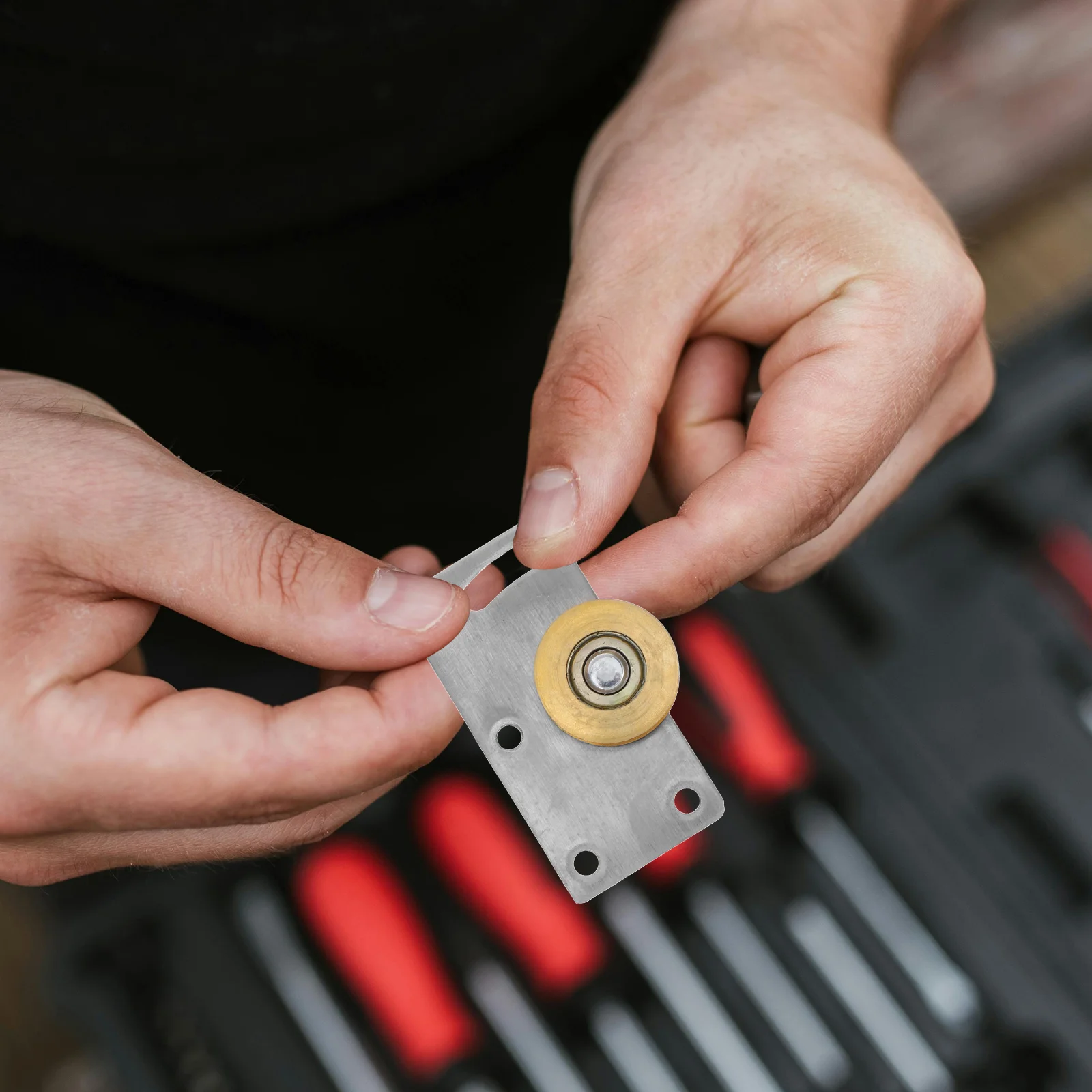 

1Set Sliding Wardrobe Door Rollers Stainless Steel Silent Pulley Closet Cabinet Door Track Wheel Smooth Operation Furniture