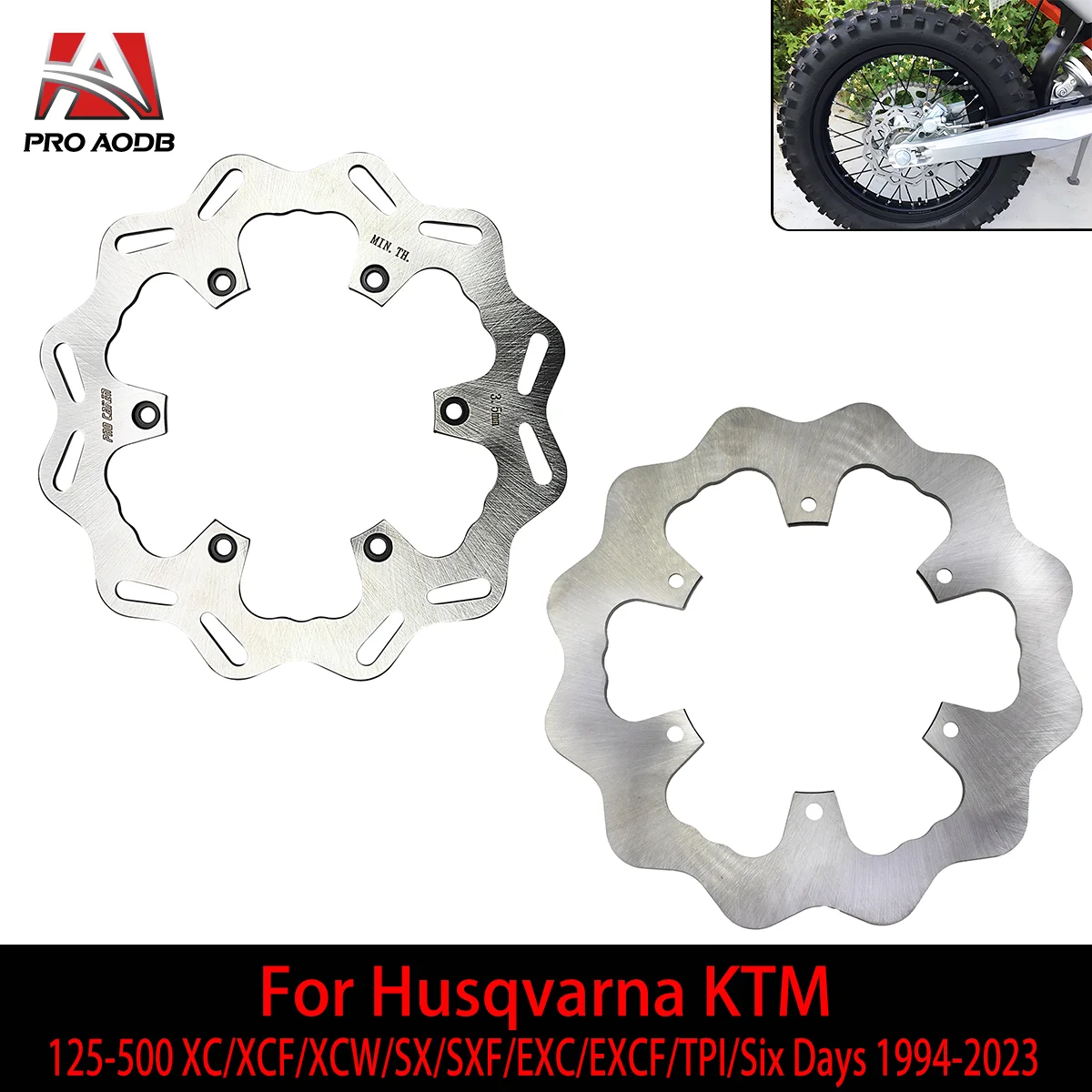 

Motorcycle Rear Brake Discs For GasGas Husaberg Husqvarna KTM 125-500 XC XCF XCW SX SXF EXC EXCF TPI Six Days 1994-2023 Parts