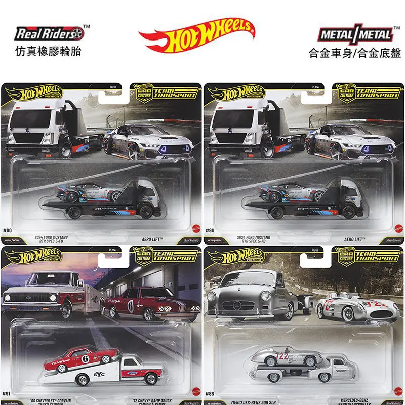 Mattel Hot Wheels Car Culture Premium Team Transport FLF56K Case Ford Mustang RTR SPEC 5-FD 1/64 Scale Car Model Collection Gift - view 2
