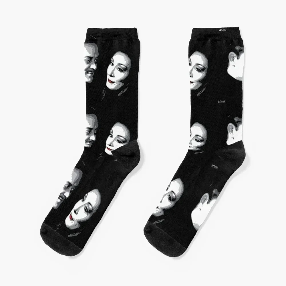 Gomez and Morticia ii. Socks Thermal man winter sport Socks Girl Men's