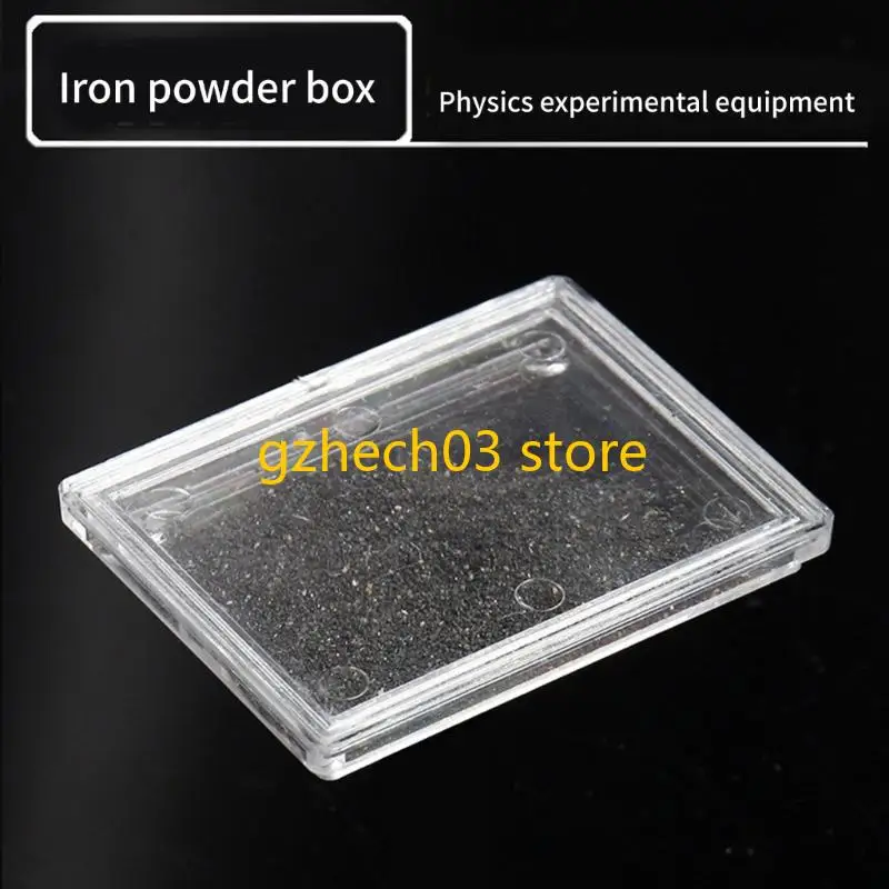 G2AC Iron Powder Filings in Box Magnetism Experiment Teaching Tool For Science Education Teaching Demonstration