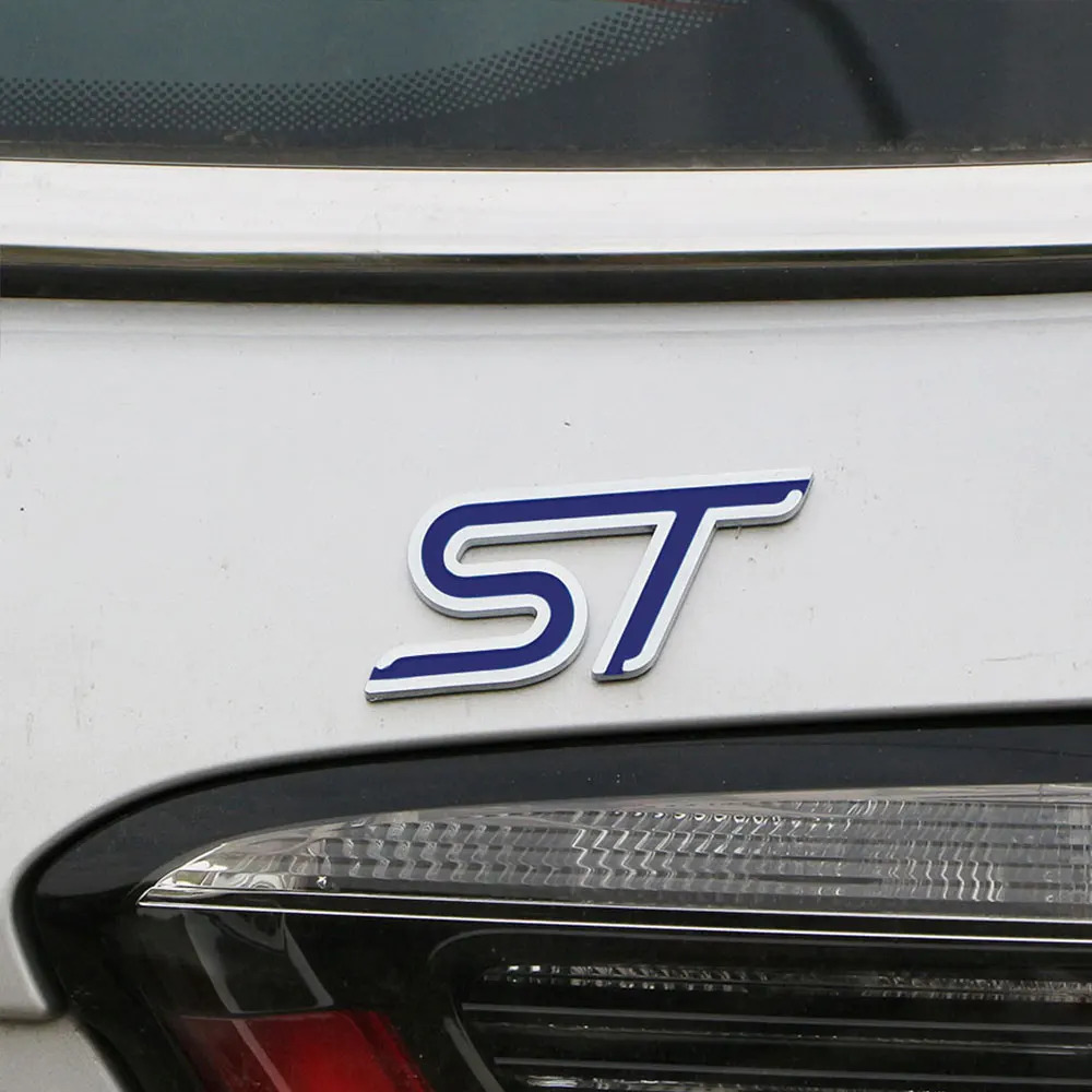 Car Front Grill 3D ST Sticker for Ford Focus 2005 - 2022 Rear Car Sign Mark Trim Stickers for Focus 2 3 4