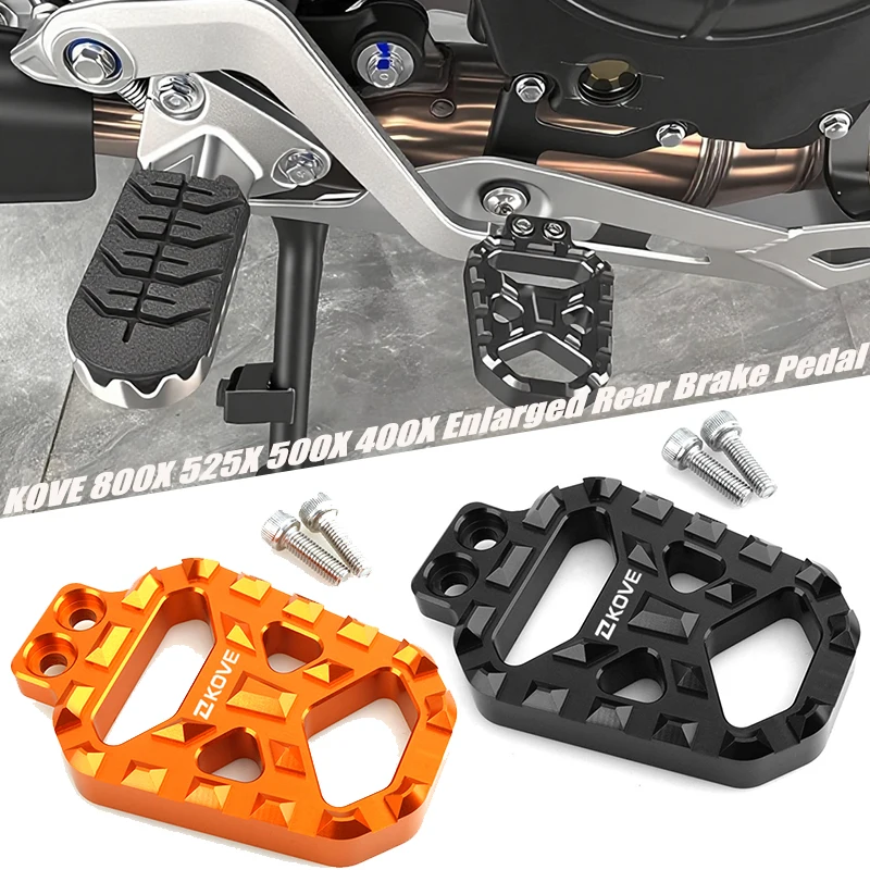 

New Fit For KOVE 800X 525X 500X 400X Motorcycle Accessories CNC Front And Rear Foot Extension Seat Non-slip Pedal Brake Pedal
