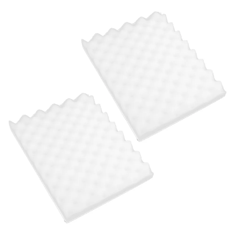 2pcs Waved Texture Fondant Shaping Mat Egg Crate Foam Foam Tray Sugar Flower Pad White Drying Flowers Fondant Drying Sponge
