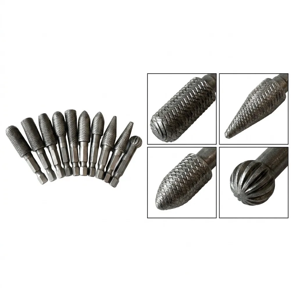 Steel Milling Cutter Rotary File Drill Bits For Metal Fabrication Construction For All Drills Rotary File Drill Bits