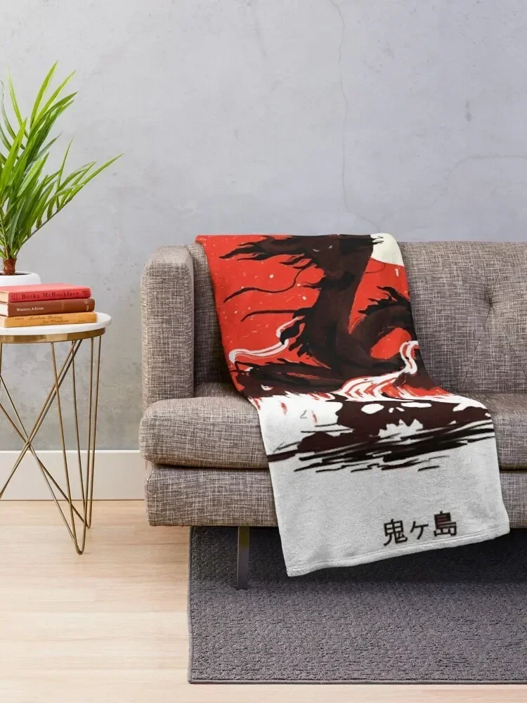 Kaido Onigashima Wano Kuni Throw Blanket Soft Beds Stuffeds Soft Plush Plaid Luxury Designer Blankets