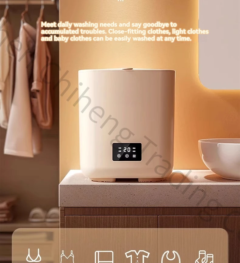 Automatic Wash Machine 7L Large Capacity Underwear And Sock Dehydration Machine Small Wash Hosiery Machine