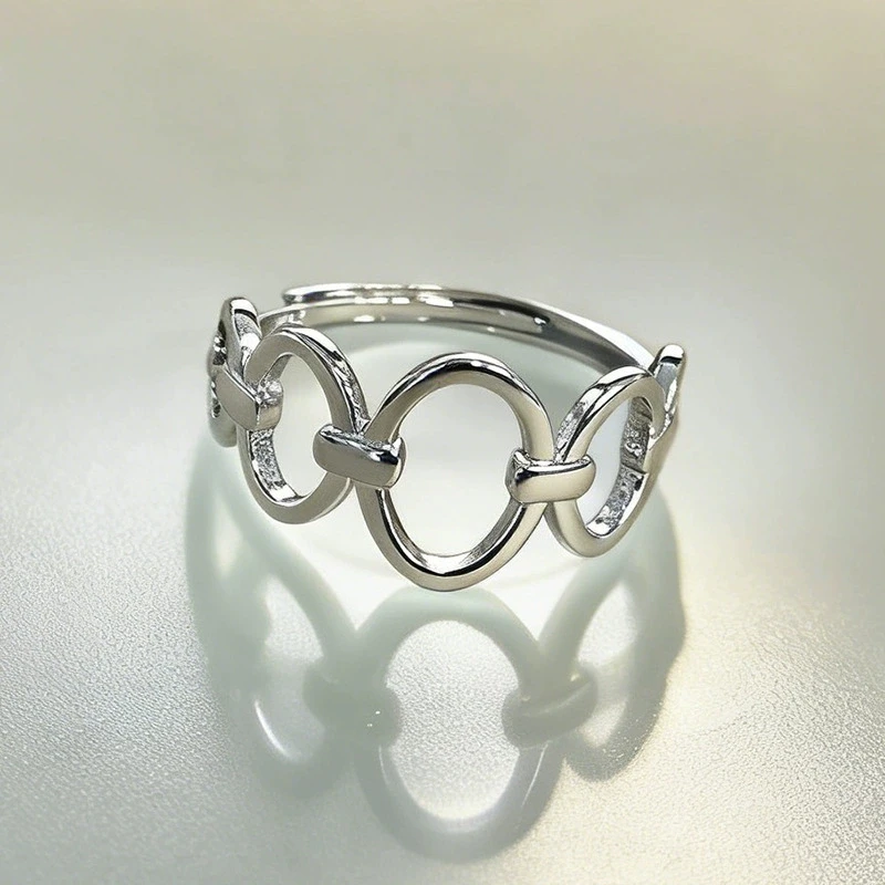 

Hollow Oval Shape Adjustable Open Rings For Women Lady Fashion New Jewelry Gift Party Daily Wholesale кольцо