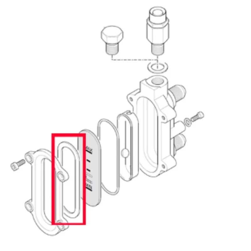 Suitable for FAEMA M39/E91/E61 Coffee Machine Water Level Glass Sealing Gasket Accessories，1pcs
