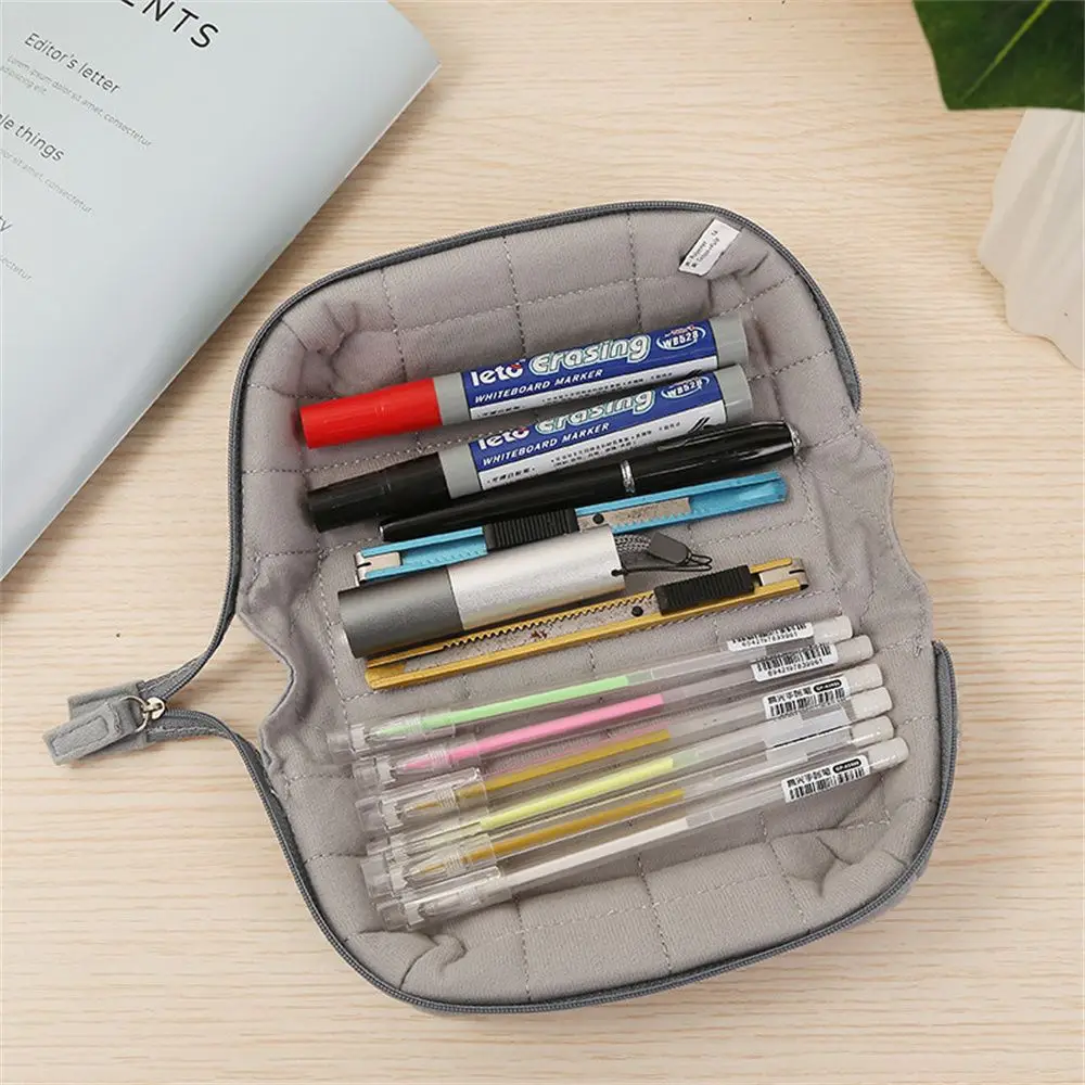 Office Supplies School Supplies Pillow Plush Corduroy Makeup Bags Cosmetic Bag Storage Box Pillow Plush Pencil Case