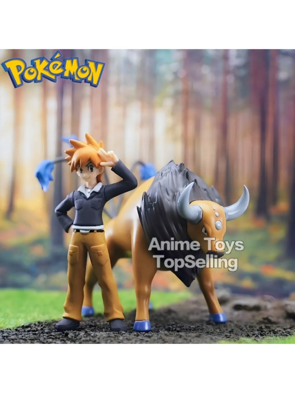 Figurines de dessin animé Pokemen Tauros, Statue en Pvc, ornement de bureau, Collection, modèle de jouets, cadeaux 6-7cm