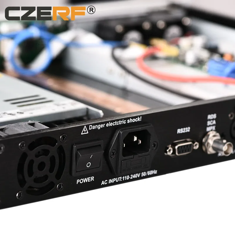 200W 200watts Professional Radio Station FM Transmitter Broadcast Stereo U Disk Play Input