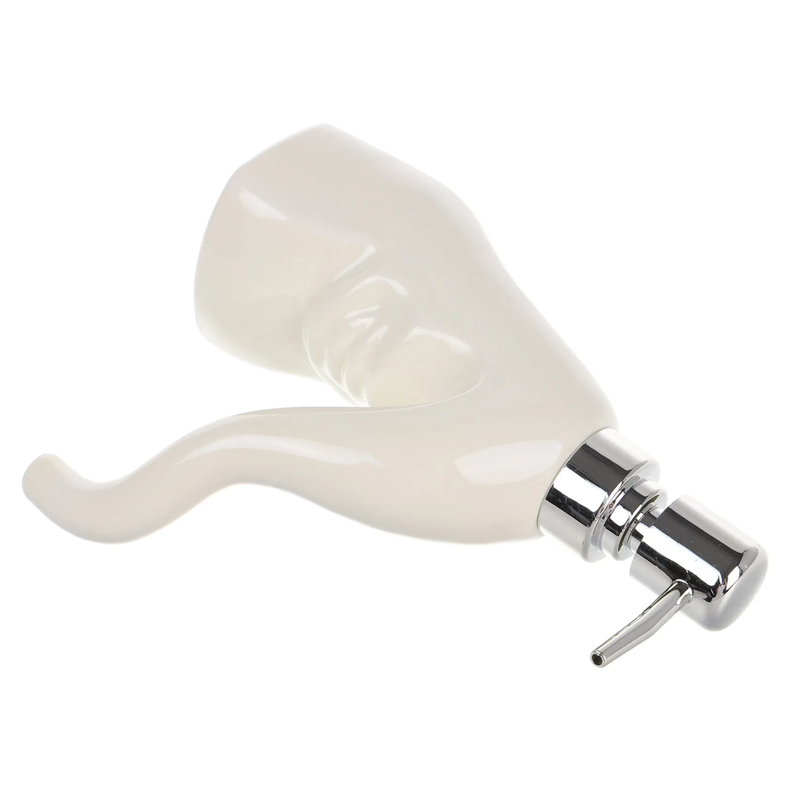 

Creative Ceramic Soap Dispenser White for Bathroom Kitchen Refillable Lotion Shampoo Conditioner Pump Bottle Vacuum Bottle