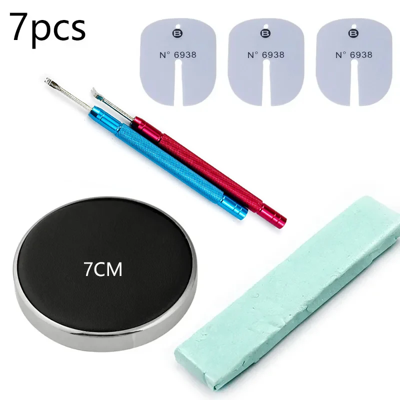 Watch Dial Cleaning Clay Rubber Putty Watch Needles Picker Puller Fitting Removal Tool Accessory PU Seat Cushion Repair Tool Kit