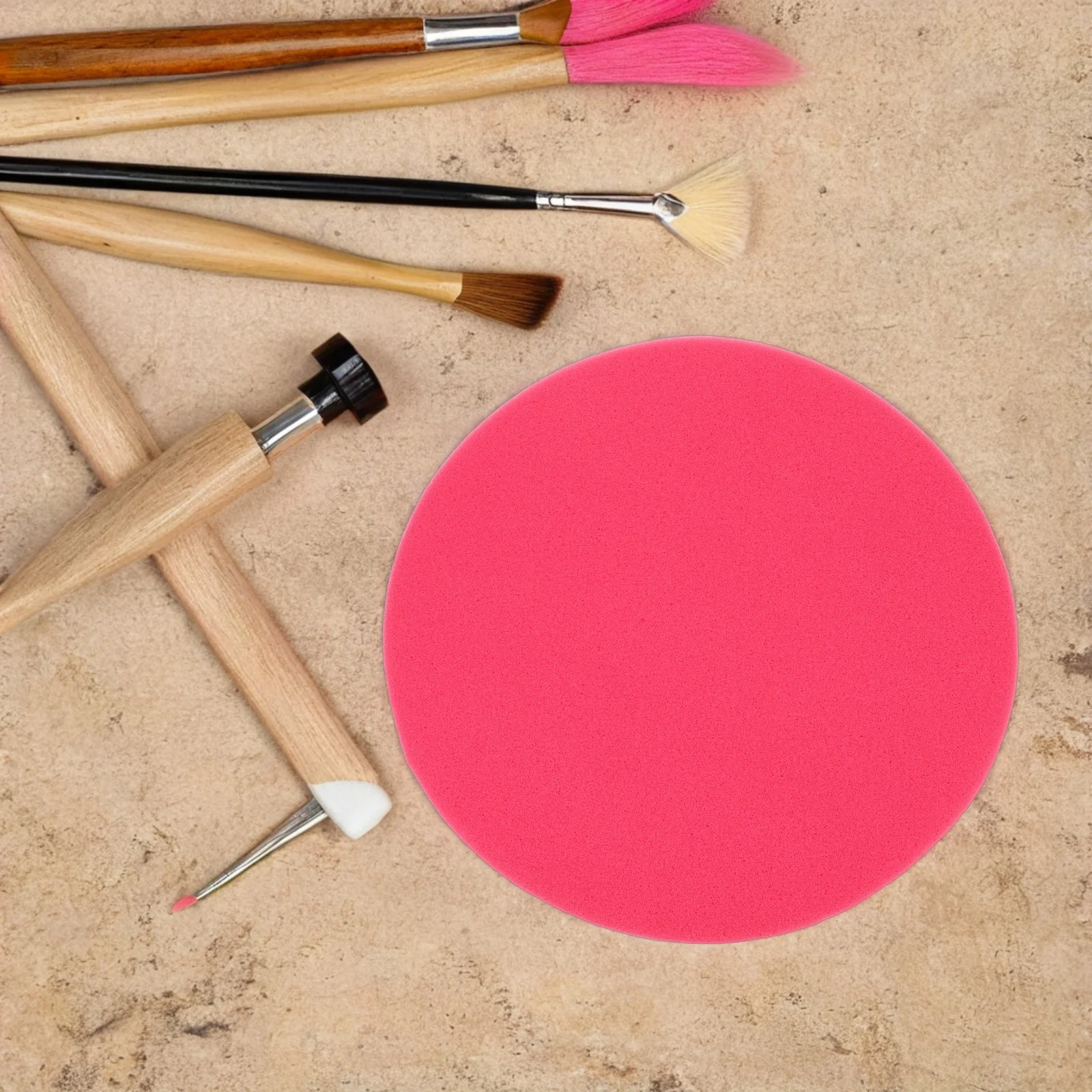 

Round Ceramic Foam Pad Soft Sponge Clay Mat for Pottery Crafts Supporting Preventing Breakage Replacement Clay Sponge