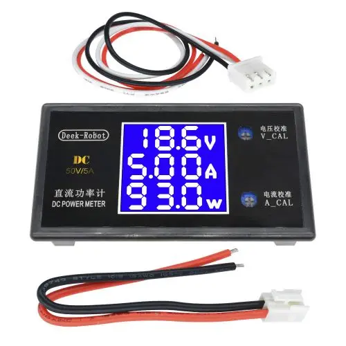 DC 0-500V 5A 10A 250W 999W woltomierz cyfrowy LCD amperomierz napięcie prądu miernik mocy wykrywacz napięcia Tester monitora