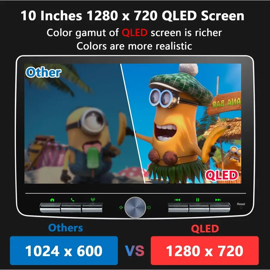 Inch Dubbel Din Autoradio Draadloos CarPlay Android Auto 2G32G Afneembaar touchscreen Android Car Play Radio Bluetooth AM FM GPS