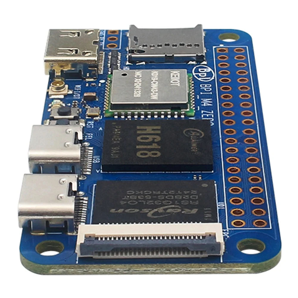 ABDE-For Banana Pi BPI-M4 Zero اللوحة الأم Allwinner H618 Linux برمجة التعلم ARM Cortexx-A53 المعالج 2.4G/5G WIFI