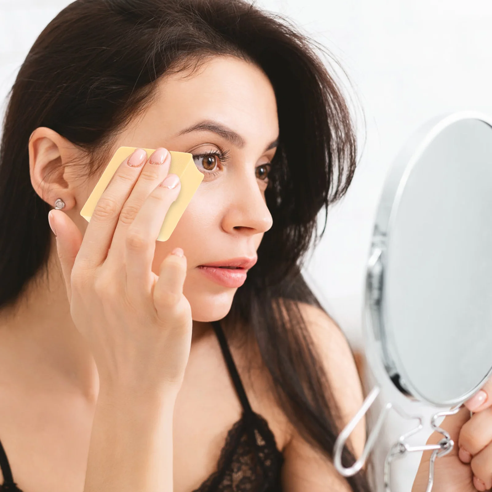 4-delige make-up sponzen set professioneel nat droog dubbel gebruik voor vloeibare foundation crème toepassing make-up spons