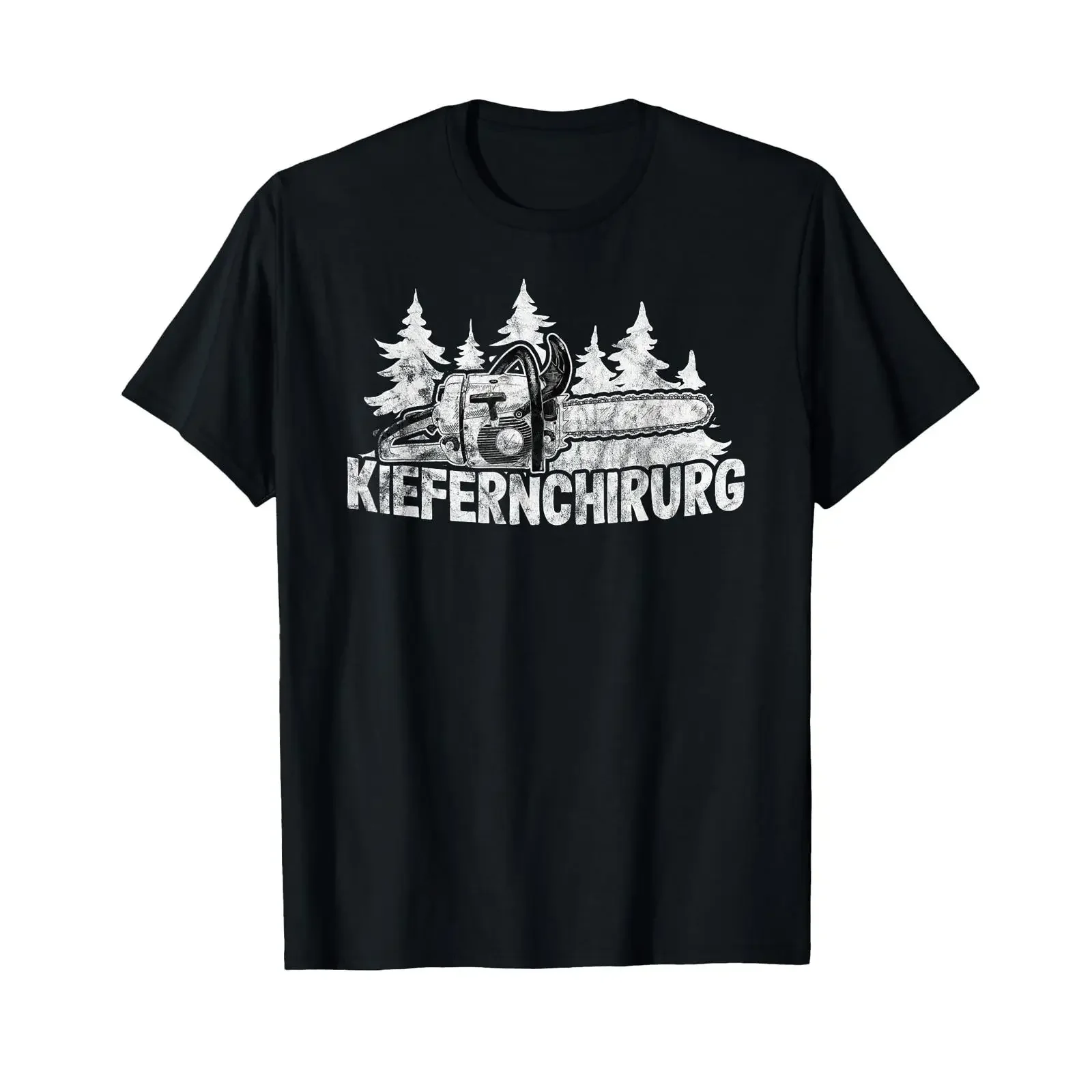 Camiseta Kiefernchirurg Holz Wald Kettensäge vintage, lavada, suave, transpirable, unisex, ropa de diseñador, streetwear, elegante, elástica