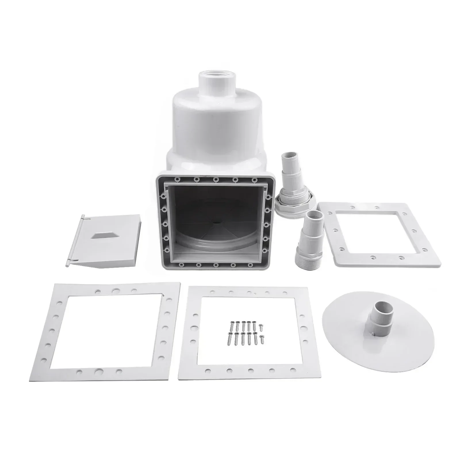 Ground Pool Skimmer Set For Hayward SP1091LX For Dyna-Skim Above-Ground Pool Skimmer Body Large Debris Collection Basket Acces