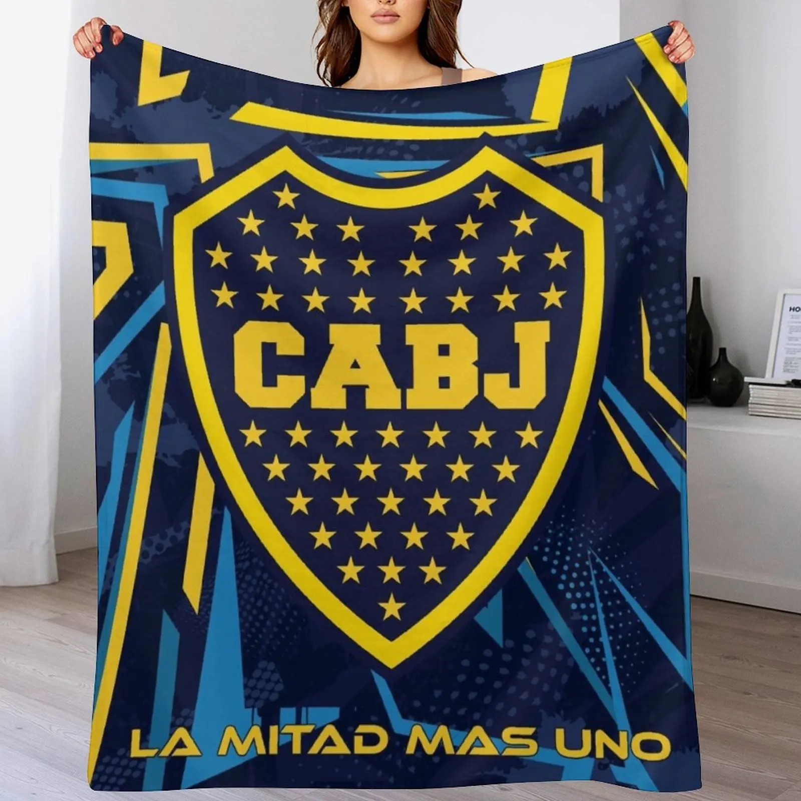 

Boca Jrs Throw Blanket