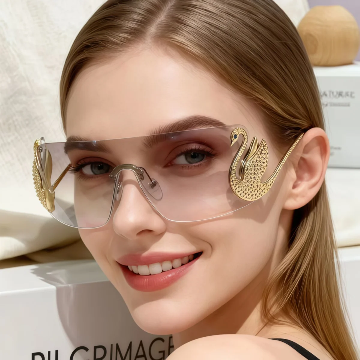 European and American retro style men's and women's fashionable sunglasses trend versatile summer sun shading and UV protection
