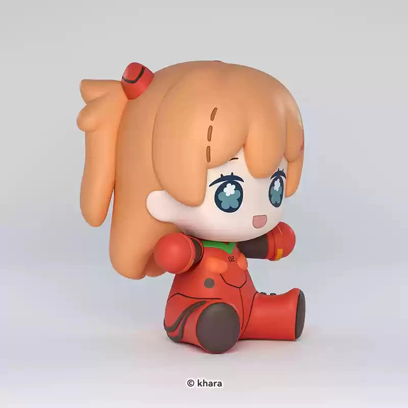 Original Huggy EVA NEON GENESIS EVANGELION ภาพเคลื่อนไหวอุปกรณ์ต่อพ่วงของเล่น Asuka Rei ตู้เย็นแม่เหล็กอะนิเมะ Action Figure Collection